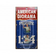 American Diorama 1/24 Scale Seated Sheriff (set of 2) Die-cast Figures