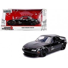 Jada 1:24  1990 Mazda Miata Hard Top, Glossy Black