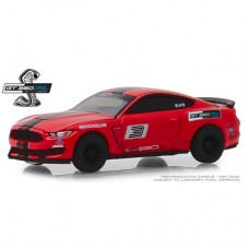 Greenlight 2016 Ford Mustang Shelby GT350 (Red with Black Stripes) 1/64 Scale Die-cast Car