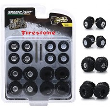 Greenlight Kings of Crunch Firestone Wheel and Tire Pack 1/64 Scale
