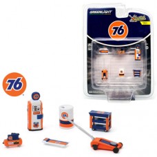 Greenlight Shop Tool Accessories Series 2 1/64 Scale UNION 76 Gas Station
