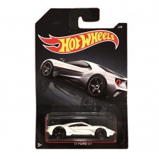 Hot Wheels 1/64 Scale Ford GT Scale Car (White)
