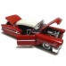 Jada 1958 Chevrolet Impala Red "Lowrider Series" Street Low 1/24 Diecast Model Car