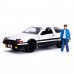 Jada 1/24 Scale Initial D Toyota Trueno AE86 and Takumi Die-cast Car