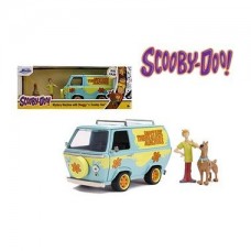 Jada Scooby-Doo Mystery Machine with Shaggy and Scooby Figures 1/24 Scale Die-cast Car