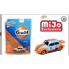 Johnny Lightning 1970 Volkswagen Beetle Racing #53"Gulf Oil Limited Edition 1/64 Scale Die-cast Car