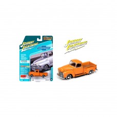 Johnny Lightning 1/64 Scale Chevrolet 3100 Pickup Truck Orange Die-cast Car