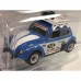 Johnny Lightning 1/64 Scale 1970 Volkswagen Beetle Racing #736 with Roof Rack and Spare Tire