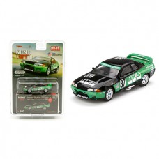 Mini GT Nissan Skyline GT-R (R32) Gr. A #87 HKS 1/64 Scale Die-cast Car